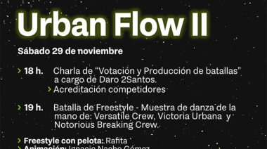 Llega a Río Grande la 2° edición de Urban Flow, el encuentro que celebra la cultura urbana