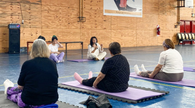 "Cuerpo y alma en movimiento": Un éxito el encuentro que combinó concientización y yoga
