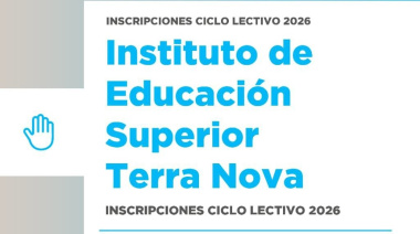 Abre las inscripciones al Instituto de Educación Superior "Terra Nova"