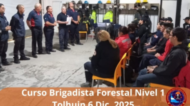 Capacitación: Inició en Tolhuin el Curso Brigadista Forestal Nivel 1