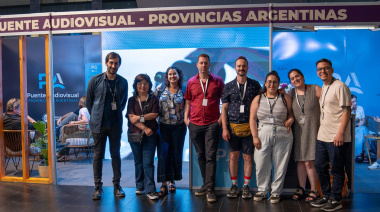 Presencia fueguina en el stand federal "Puente Audiovisual - Provincias Argentinas"