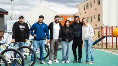 El programa BiciUshuaia ya sumó una nueva estación en el barrio Mirador de Los Andes