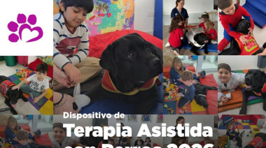 El Municipio abre las inscripciones para el dispositivo de tereapia asistida con perros 2026