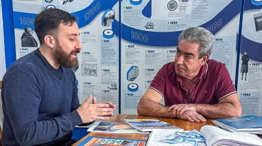 La Secretaría de Malvinas recibió a Luciano Moreno en el Espacio Pensar Malvinas