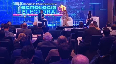 La jueza Electoral expuso en en un congreso realizado en Guatemala