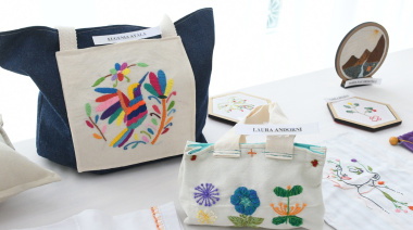 El arte del bordado se exhibe en el CCNA