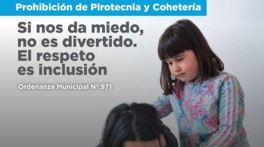 El Municipio recuerda la prohibición de venta y uso de pirotecnia