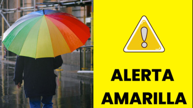 Alerta amarilla por lluvias intensas y fuertes vientos