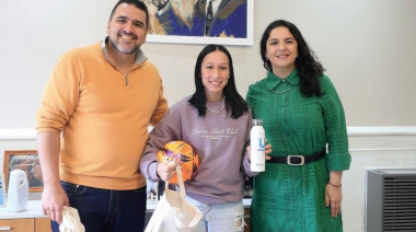 Vuoto y Garay recibieron a Macarena Espinoza, referente nacional del futsal argentino
