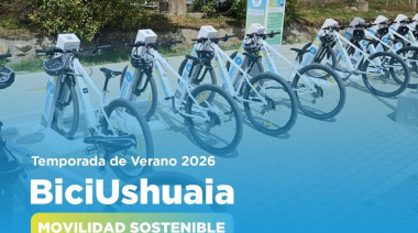 El Municipio extiende el horario del programa BiciUshuaia durante el verano