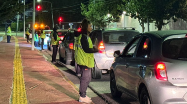 La Municipalidad realizó controles de tránsito durante la madrugada del domingo