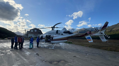 Se desplegó un operativo por tierra y aire para encontrar dos personas en la montaña