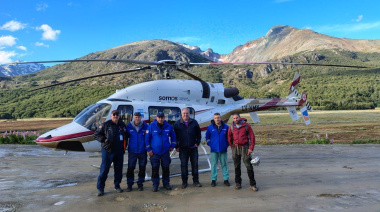 Rescataron sanos y salvos a los excursionistas extraviados en la Laguna Domo Blanco