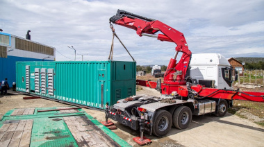 Arribó a Tolhuin un generador que hará de respaldo hasta regularizar el sistema