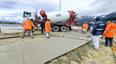 La Municipalidad avanza con los trabajos en la Pasarela Luis Pedro Fique