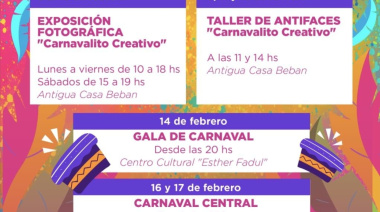 Anuncian la agenda de actividades en el marco del "Carnaval del Fin del Mundo"