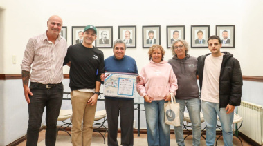 El Municipio reconoció a la nadadora esopañola "Tita" Llorens