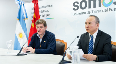 Melella y el Embajador de China participaron de una mesa de trabajo en Casa de Gobierno