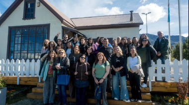 Bibliotecarios participaron de una jornada de visita en el Espacio Pensar Malvinas
