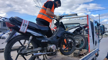 Ushuaia: incautan 35 motocicletas en operativo municipal