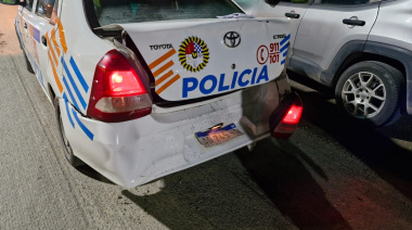 Joven de 19 años al volante deja tres policías hospitalizados