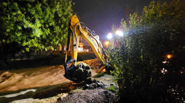 La Municipalidad continúa trabajando tras el temporal de lluvia