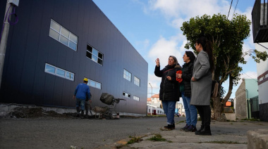 Ahumada: "Nos estamos transformando a Escuela Técnica y tener el gimnasio nos viene espectacular"