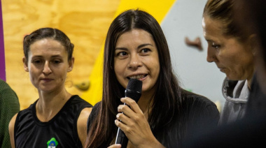 "Deportes creó Comunidad", destacó Liliana Gavilán en la inauguración de la primera palestra municipal