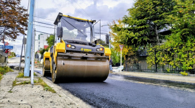 Avanzan los trabajos de repavimentación y obras viales en distintos sectores de la ciudad