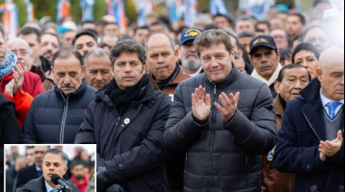 Melella encabezó el acto central por Malvinas aunque el discurso lo dio Andrés Dachary