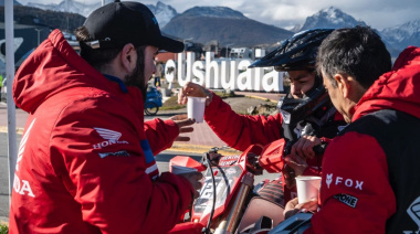 Gavilán destacó el paso de la VTF por Ushuaia y dijo que "la decisión política es acompañar al deporte"