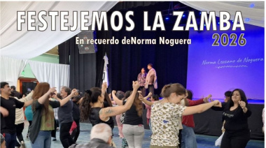 El Municipio acompañará este viernes 17 de abril "Festejemos la Zamba" en el Centro Esther Fadul