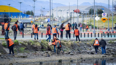 La Municipalidad y A Limpiar Ushuaia realizaron una jornada de limpieza comunitaria
