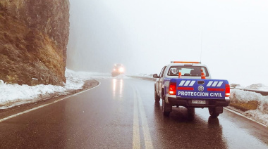 Alerta vial: nevadas y presencia de hielo en la zona del Paso Garibaldi