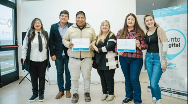 El Municipio entregó certificados de los cursos de verano dictados en Punto Digital