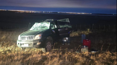 Una mujer hospitalizada tras un accidente en el puente de Río Grande