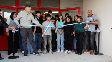 Quedó inaugurado el nuevo gimnasio del Colegio Soberanía Nacional