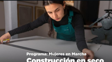 El Municipio abre inscripciones al curso de construcción en seco del programa "Mujeres en marcha"