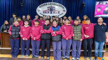 Alumnos de 6º año del Monseñor Aleman visitaron la Legislatura