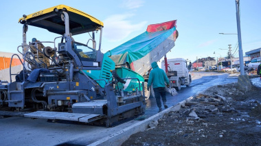 El Municipio avanza con las obras de ampliación de la avenida Perito Moreno
