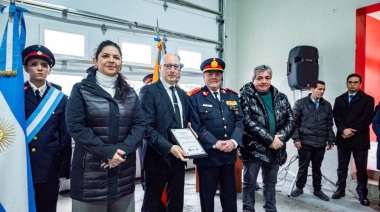 Funcionarios municipales acompañaron la celebración por el Día del Bombero Voluntario