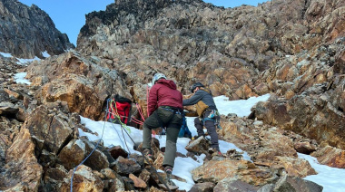 La asistencia sanitaria en terreno fue clave en el rescate de una mujer accidentada en el Cerro Bonete