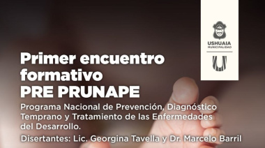 El Municipio invita al primer encuentro formativo del programa PRUNAPE