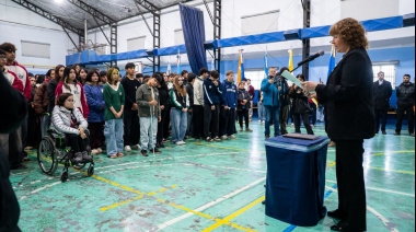 Estudiantes ushuaienses prometieron lealtad a la Constitución Provincial