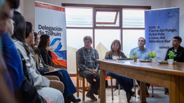 Melella encabezó en Tolhuin una mesa de trabajo con vecinos por el subsidio la GLP