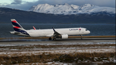 LATAM Airlines Brasil realizó su primer vuelo a Ushuaia