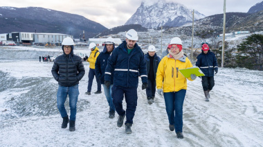 Realizaron nuevo monitoreo ambiental en la obra de la nueva usina de Ushuaia