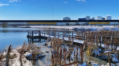 Río Grande: El municipio habilitó actividades sobre hielo en Laguna de los Patos