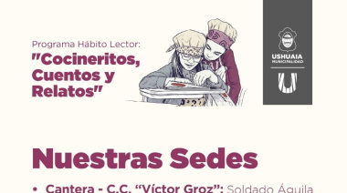 El Programa Hábito Lector: Cocineritos, Cuentos y Relatos habre sus inscripciones