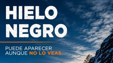 Defensa Civil Municipal advierte sobre la presencia de hielo negro